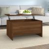 Coffee Table Brown Oak 31.5"x21.9"x16.3" Engineered Wood