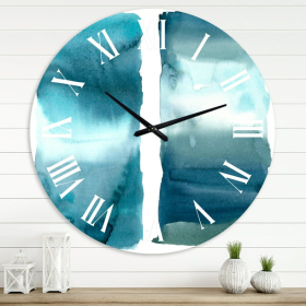 Designart 1 in Modern,Contemporary Wall Clock