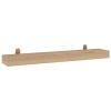 Wall Shelves 2 pcs 35.4"x5.9"x2.4" Solid Wood Teak