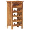 Wine Cabinet 15.7"x11.8"x31.5" Solid Acacia Wood