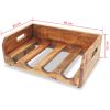 Wine Racks 4 pcs for 16 Bottles Solid Reclaimed Wood