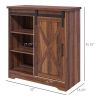 Kitchen Sideboard Storage Cabinet - Brown