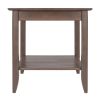 Santino Accent Table; Oyster Gray