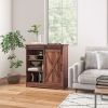 Kitchen Sideboard Storage Cabinet - Brown