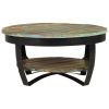 Coffee Table Solid Reclaimed Wood 25.6"x12.6"