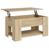 Coffee Table Sonoma Oak 31.1"x19.3"x16.1" Engineered Wood