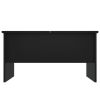 Coffee Table Black 31.5"x19.7"x16.7" Engineered Wood