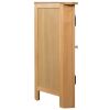 Corner Cabinet 31.4"x13.1"x30.7" Solid Oak Wood