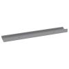 Wall Shelves 4 pcs Gray 23.6"x3.5"x1.2"