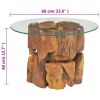 Coffee Table Solid Teak Driftwood 23.6"