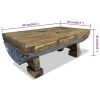 Coffee Table Solid Reclaimed Wood 35.4"x19.7"x13.8"