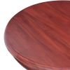 Side Table Brown 19.7"x19.7"x25.6" Solid Mahogany Wood