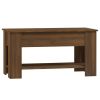 Coffee Table Brown Oak 39.8"x19.3"x20.5" Engineered Wood