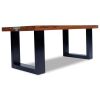 Coffee Table Teak Resin 39.4"x19.7"