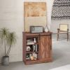 Kitchen Sideboard Storage Cabinet - Brown