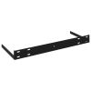 Floating Wall Shelves 2 pcs Black 23.6"x9.3"x1.5" MDF