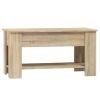 Coffee Table Sonoma Oak 39.8"x19.3"x20.5" Engineered Wood