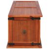 Storage Chest 35.4"x17.7"x15.7" Solid Acacia Wood