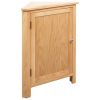 Corner Cabinet 23.2"x17.7"x31.5" Solid Oak Wood