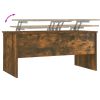 Coffee Table Smoked Oak 40.2"x19.9"x18.3" Engineered Wood