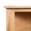 Corner Shelf 23.2"x14.1"x39.3" Solid Oak Wood