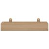 Wall Shelves 2 pcs 15.7"x5.9"x2.4" Solid Wood Teak