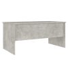 Coffee Table Concrete Gray 40.2"x19.9"x18.3" Engineered Wood