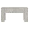 Coffee Table Concrete Gray 39.8"x19.3"x20.5" Engineered Wood