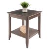 Santino Accent Table; Oyster Gray