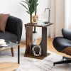 2-Tier Retro Compact End Table for Living Room and Small Space