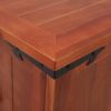 Storage Chest 23.6"x9.8"x8.7" Solid Acacia Wood