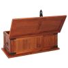 Storage Chest 23.6"x9.8"x8.7" Solid Acacia Wood