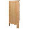 Corner Cabinet 23.2"x17.7"x31.5" Solid Oak Wood