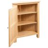 Corner Cabinet 23.2"x17.7"x31.5" Solid Oak Wood