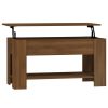 Coffee Table Brown Oak 39.8"x19.3"x20.5" Engineered Wood