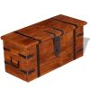 Two Piece Storage Chest Set Solid Wood