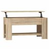 Coffee Table Sonoma Oak 39.8"x19.3"x20.5" Engineered Wood