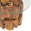 Coffee Table Solid Teak Driftwood 23.6"