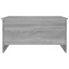 Coffee Table Gray Sonoma 31.5"x21.9"x16.3" Engineered Wood