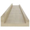 Wall Shelves 2 pcs Sonoma Oak 31.5"x3.5"x1.2"