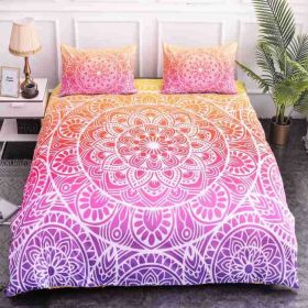 Four-piece Bed Sheet And Quilt Cover (Option: Style 7-70x133)