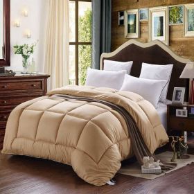 Hotel Thickened Down Quilt (Option: Camel-100X150cm 1000g)