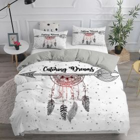 Bohemian Printed Girl's Bed Soft Down Quilt Cover (Option: 7 Style-135x200cmTwo Piece Set)