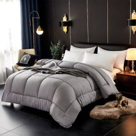 Hotel Thickened Down Quilt (Option: Grey-220x240cm 3500g)